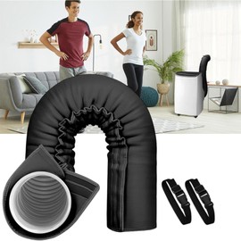 Ac Hose Cover - Air Conditioner Hose Cover Wrap - Waterproof Pipe Insulated Sleeve for Inside Apartment Indoor Bedroom Commercial 5 & 5.9 Inch Diameter