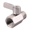 DERNORD 1/2" Stainless Mini Ball Valve Female x Male NPT