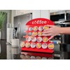 Nat & Jules Coffee Red 12.5 x 11.75 Iron Metal