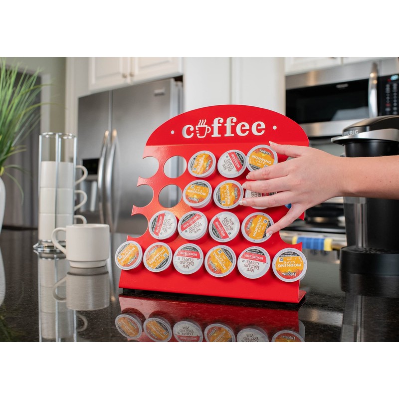 Nat & Jules Coffee Red 12.5 x 11.75 Iron Metal