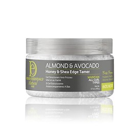 Design Essentials Natural Honey & Shea Edge Tamer Hair Gel, Clear, 2.3 Oz