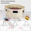 Time Wing Handbag Tote Purse Organizer Insert Bag Liner Shaper