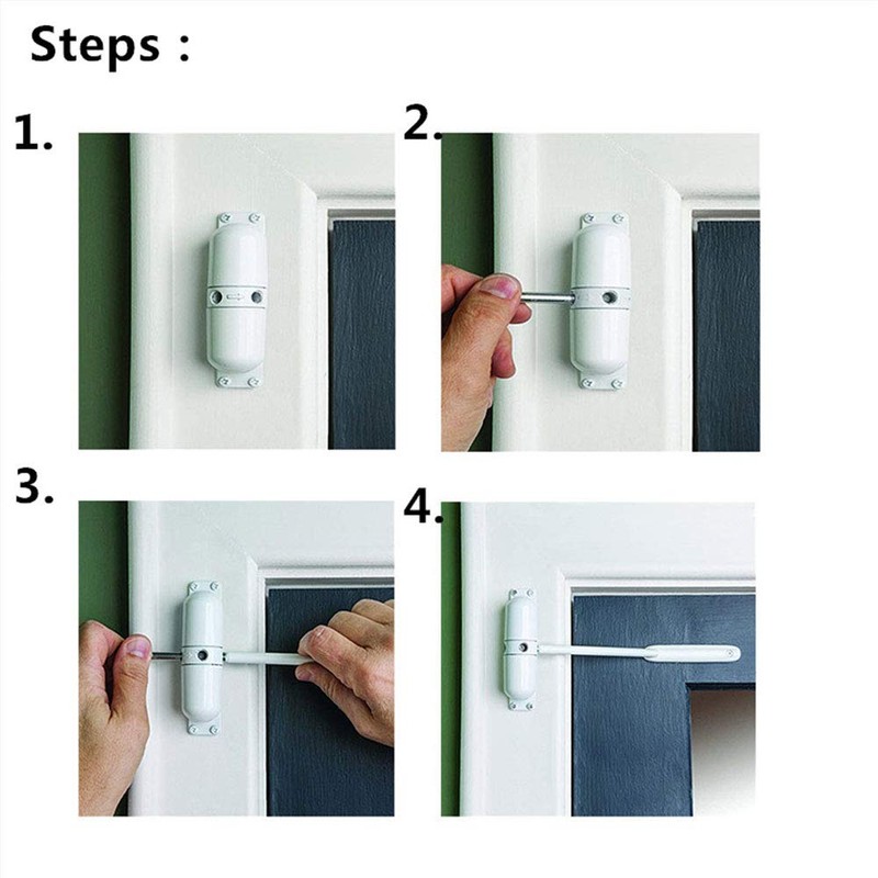 Vogueing Tool Automatic Door Closer Heavy Duty Adjustable Spring Loaded