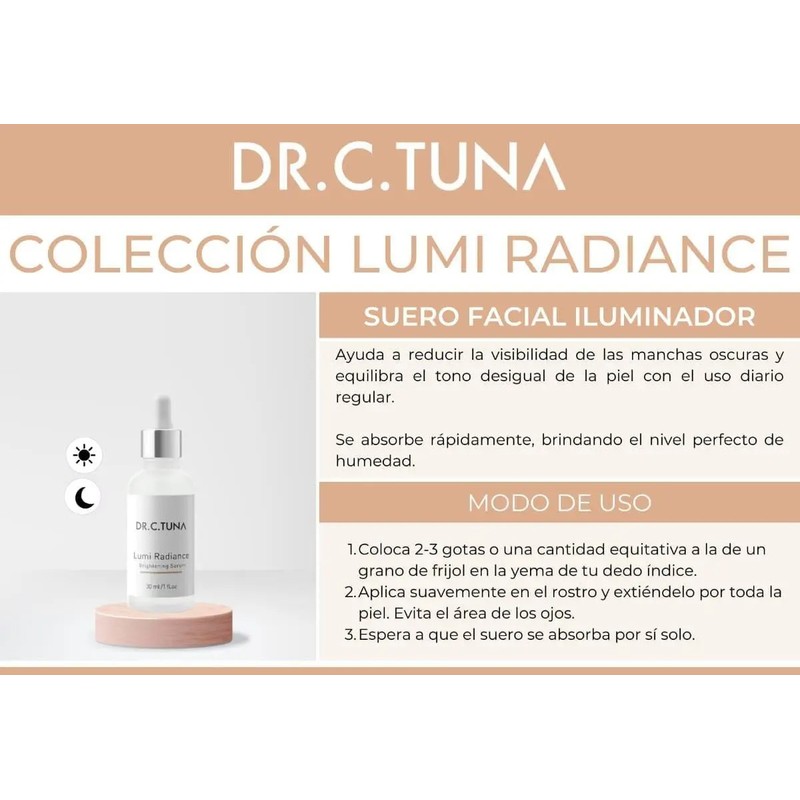 Suero Facial Iluminador Lumi Radiance Farmasi Dr. C. Tuna