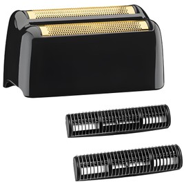 FX3 Shaver Replacement Head Compatible with BaByliss Pro FX3 Foil Shaver, Hypoallergenic Gold Foil, Black