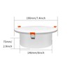 KISPISS ABS Adjustable Soffit Vent Cover with Fly Screen -