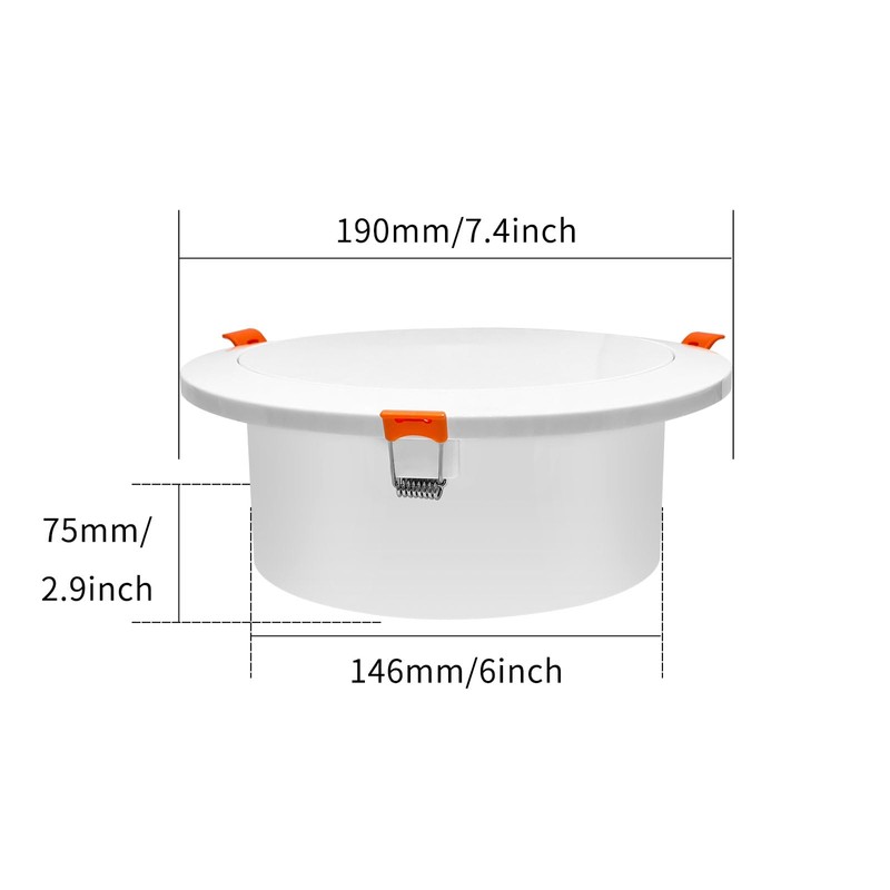 KISPISS ABS Adjustable Soffit Vent Cover with Fly Screen -