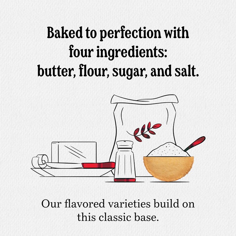 Walker's Shortbread Stem Ginger Cookies, Pure Butter Shortbread Cookies, 6.2