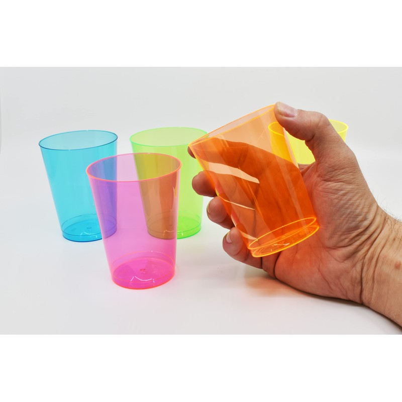 DIRECTGLOW LLC 100ct Blacklight Reactive 10oz Party Cups + 5