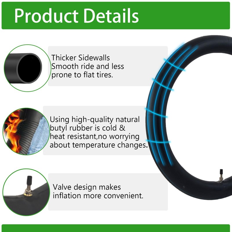 4.10/4.60-18 Inner Tube 4.10-18 4.60-18 110/80-18 110/90-18 120/80-18