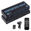 HDMI Matrix Switch 4x4 4K Out Box Extractor