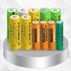 Solar AA 1.2V 300mAh NiMH Rechargeable Battery Pack (8pcs) for