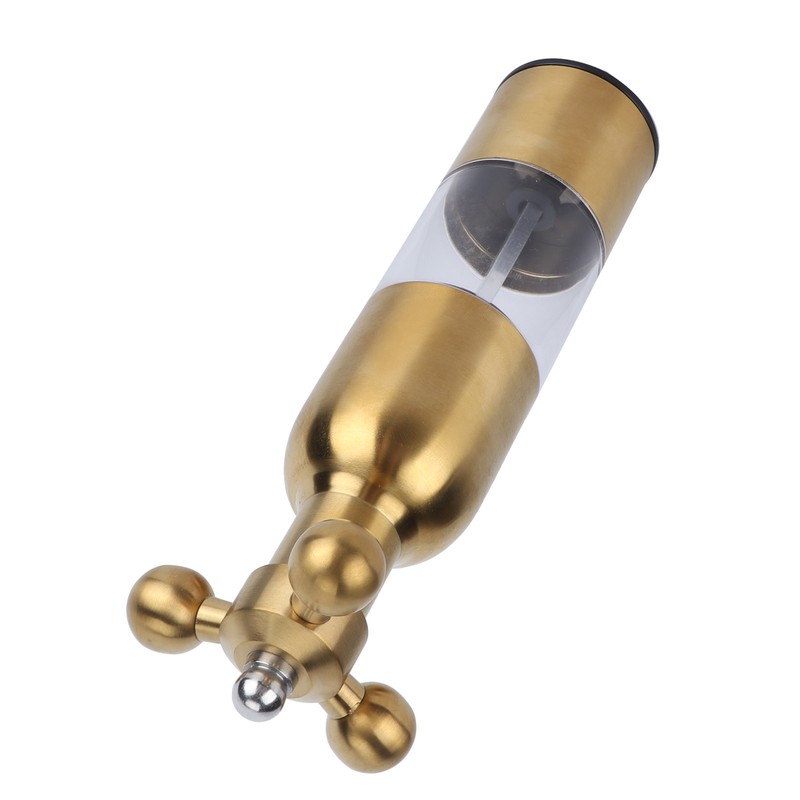 Stainless Steel Pepper Mill Manual Faucet Valve Shape Black Pepper