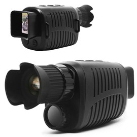 GarveeLife Night Vision Monocular Digital Infrared Monocular with 3800mAh Rechargeable Battery, IP54 Waterproof 7 Levels Infrared Adjustable Night Vision Device