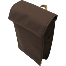 Toyo Case, Laundry Storage, Sissak, Towel, Face Towel, Wall Mounted, Width 7.9 x Depth 4.3 inches (20 x 11 cm), Brown CQ-TS-BR