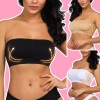 Veraly 3pzs Brasier Push Up Strapless Sin Tirantes Y Invisible