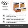 OGGI Easi Grip 23oz Moisture Proof Storage Container, Ultra Clear