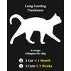 LMJP Crystal Cat Litter with Powerful Odor Control, Non-Clumping, Lasts