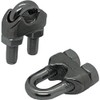 20 x wire rope clamps, stainless steel, V4A 316, 6