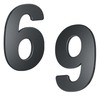 BASI House numbers made of steel in anthracite, numbers 0-9,
