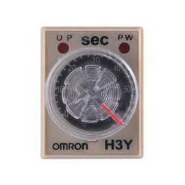 DC 24V Delay Timer Time Relay DPDT 0-60S Second & Base Socket H3Y-2 (DC 24V)