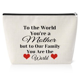 Mothers Day Gifts for Mum Best Mom Ever Gift Mum Makeup Bag Mum Appreciation Gifts from Daughter to My Mum Gifts Mum Birthday Gifts Thank You Gift for Mum Retirement Christmas Gifts Cosmetic Pouch