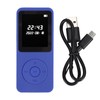 MP3 Player Bluetooth 5.0 1.77in LCD Screen Built in HD Speaker Portable HiFi Music Player with FM Radio Recorder Alarm Clock Dark Blue with 32G Memory Card