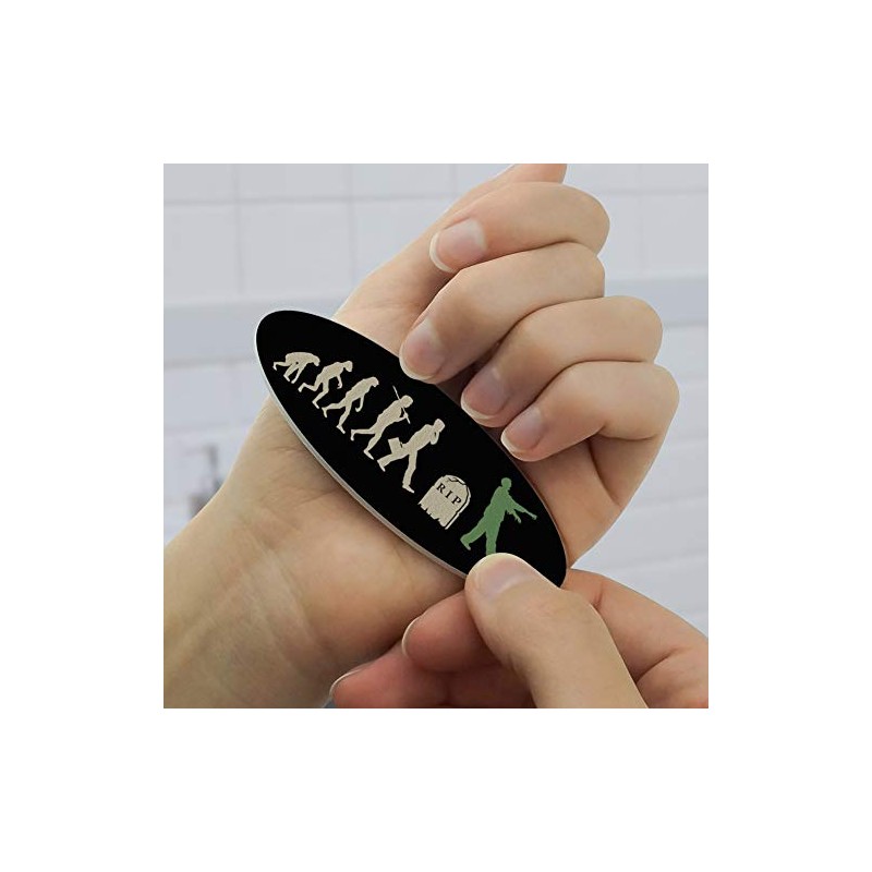 Zombielution Evolution Double-Sided Oval Nail File Emery Board Set 4