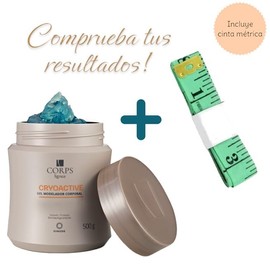 Gel Corps Lignea Quema Grasa, Reduce Medidas y Tonifica Abdomen, Cintura, Piernas, Brazos, Gel Modelador Corporal Efecto Criogénico Refrescante, Cryoactive Gel by Hinode, Incluye Cinta Métrica Corporal