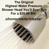 SUPER ULTRA HIGH PRESSURE SHOWER HEAD Incredible Pressure Over 14gpm