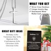 Jixugaud Teen Boy Gifts Cross Necklace Men Baptism Christian Confirmation