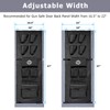 RAYMACE Gun Safe Door Panel Organizer 16.5W*47H, Adjustable Width to