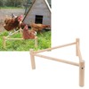 Chicken Perch Stable Triangular Wooden Chick Training Perch Toy Interactive