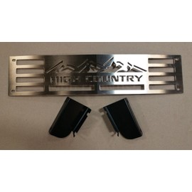 Mountains2Metal High Country Bumper Grille Insert - Brushed SS fits 2015-2019 Chevy 2500 3500 HD #400-130-3