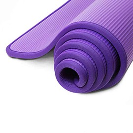 Alfombrilla de Yoga Nbr Antideslizante Gruesa y Gruesa de 4 Pulgadas Fitness Sports Gym Pilates Mat Resistente a la Rotura con Bolsa y Correa de...   