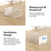 X-Large Shoe Storage Box, 15 Pack Clear Plastic Stackable Shoe