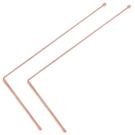 Copper Dowsing Rods - 99.9% Pure Copper 2PCS Divining Rods - for Ghost Hunting Tools, Divining Water, Treasure, Buried Items Etc(B)