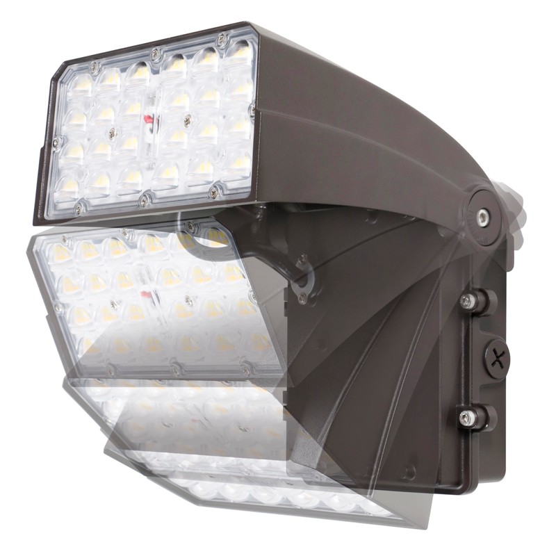 LEDVANCE Dual Selectable Slim LED Wall Pack, 10/20/30W, Dimmable, 3