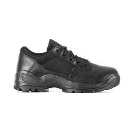 5.11 Tactical Men's ATAC 2.0 Low Shoes - Polished Finish, Shock Mitigation, Superior Grip - Law Enforcement & Military Footwear, Black, 10.5 Regular, Style 12466