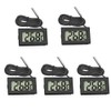 Funsto 5pcs Digital LCD Thermometer Water Temperature for Fridge Freezer