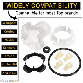 UPGRADED 285811 Medium Cam Agitator Repair Kit by Seentech. Compatible with Whirlpool, Kenmore Washers – Replaces: AP3138838,2744,285746,285811VP,3347410,3351001,3363663,AH334650, EA334650