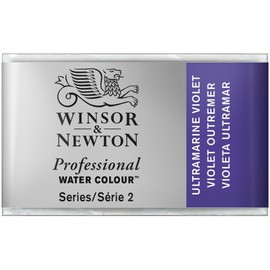 Winsor & Newton Professional Water Colour Paint Whole Pan, Ultramarine Violet