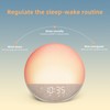 Sunrise Alarm Clock White Noise Machine: Natural Wake Up Light