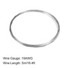 sourcing map 0.9mm AWG19 Heating Resistor Wire Nichrome Cable for