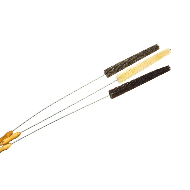 Neustanlo Professional Radiator Brush 2.0 Extra Soft Goat Hair Brown