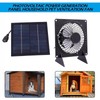 Solar Greenhouse Fan | Solar Panel Fan Chicken Coop Fan,Solar