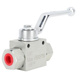 MIRIAM SONG High Pressure Washer Ball Valve Kit - 4500 PSI Stainless Steel, Includes Hose & Accessories for POWER Cleaning (1/4in)