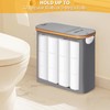 efluky Toilet Paper Storage and Holder 2 in 1, Toilet