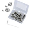 9 Pieces Depth Stop Rings Set, Drill Depth Limiter, Limit