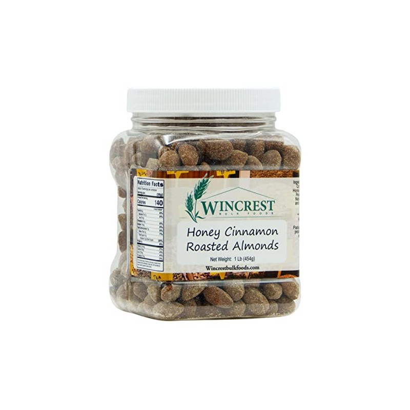 Honey Cinnamon Almonds - 1 Lb Tub
